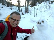 Invernale solitaria pomeridiana in VENTUROSA (1999 m) da Buffalora il 21 febb. 2018 - FOTOGALLERY